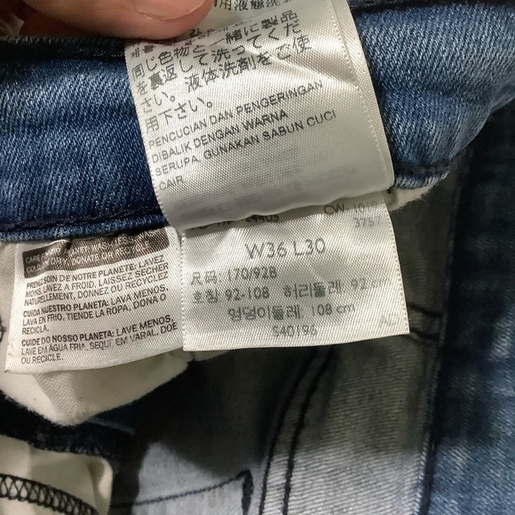 Levi’s 514 Straight Fit Jeans Sz 35W 29L - Picture 3 of 8